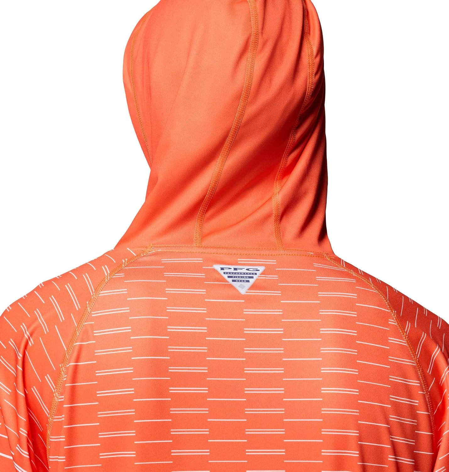 image:imageColumbia Mens Collegiate Super Terminal Tackle HoodieCle Spark OrangeWhite