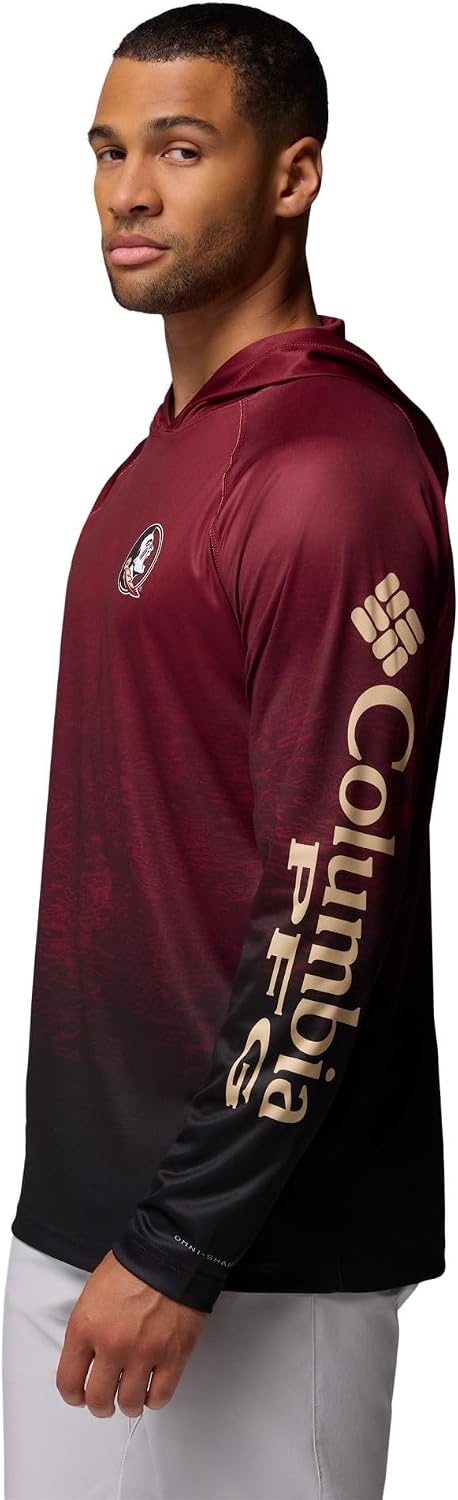 image:imageColumbia Mens Collegiate Super Terminal Tackle HoodieFsu CabernetBlack