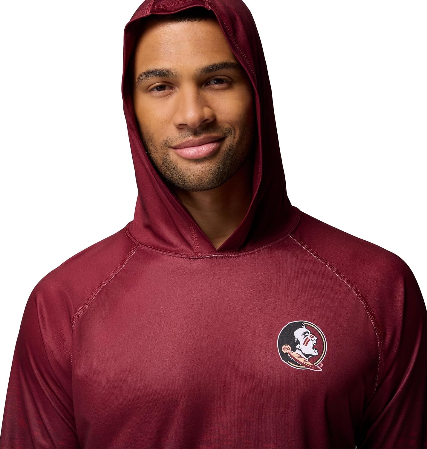 image:imageColumbia Mens Collegiate Super Terminal Tackle HoodieFsu CabernetBlack