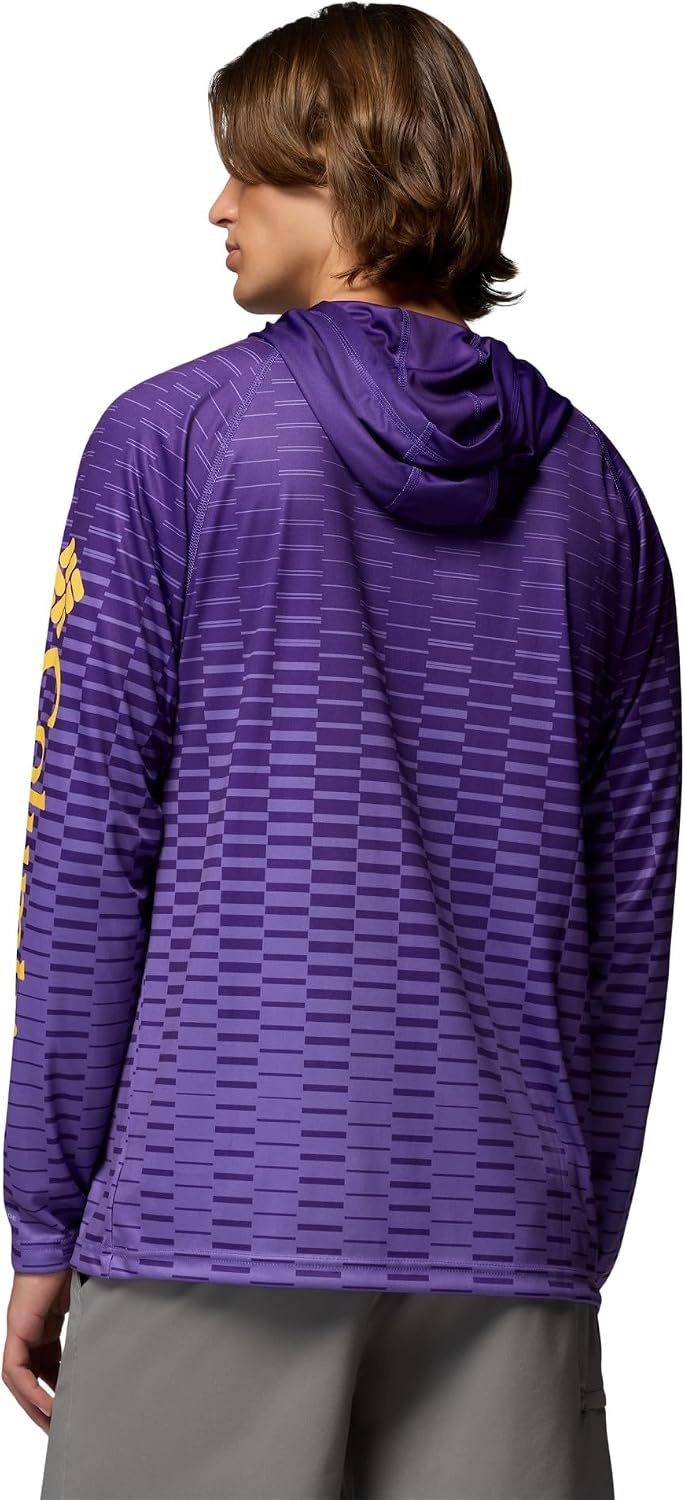 image:imageColumbia Mens Collegiate Super Terminal Tackle HoodieLsu Vivid Purple