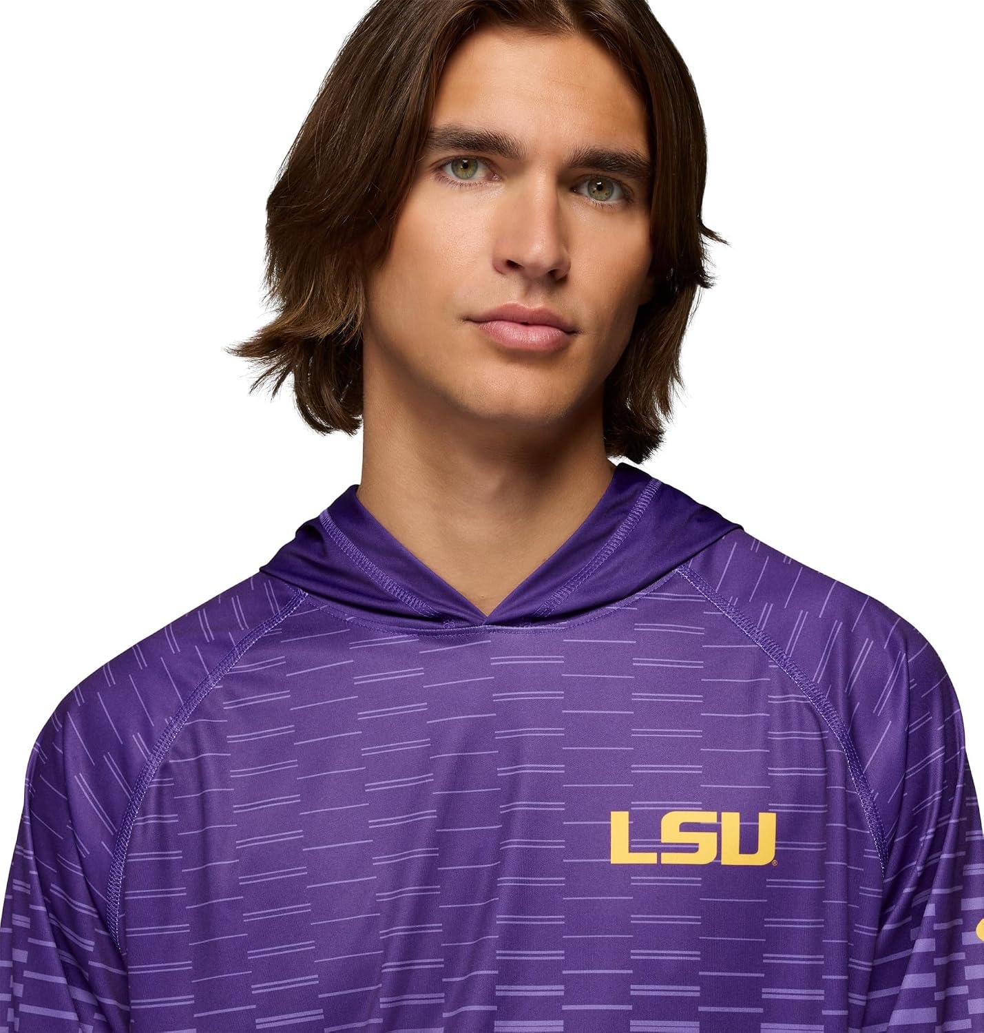 image:imageColumbia Mens Collegiate Super Terminal Tackle HoodieLsu Vivid Purple