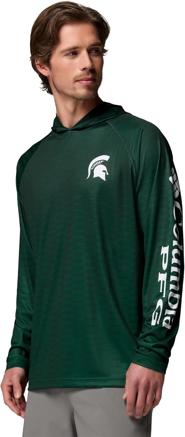 image:imageColumbia Mens Collegiate Super Terminal Tackle HoodieMs Spruce