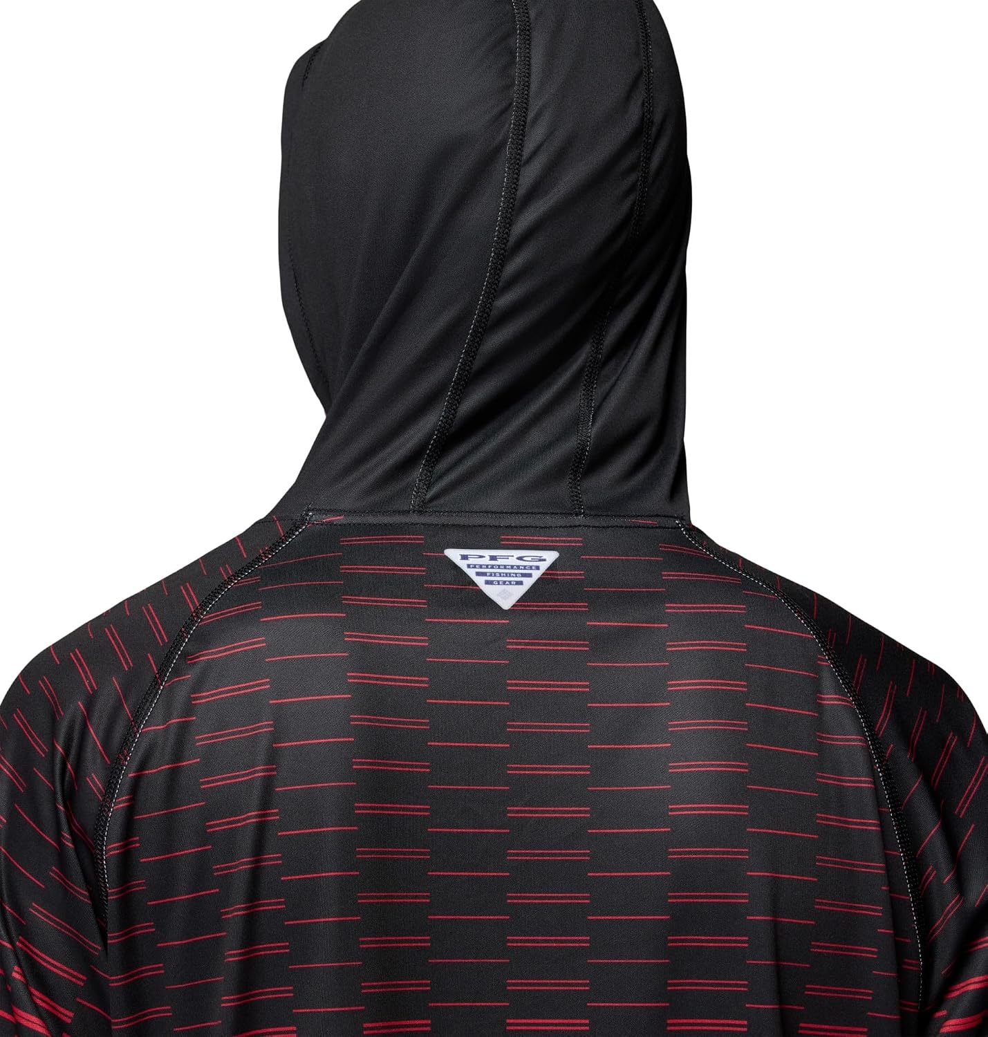 image:imageColumbia Mens Collegiate Super Terminal Tackle HoodieOs BlackIntense Red