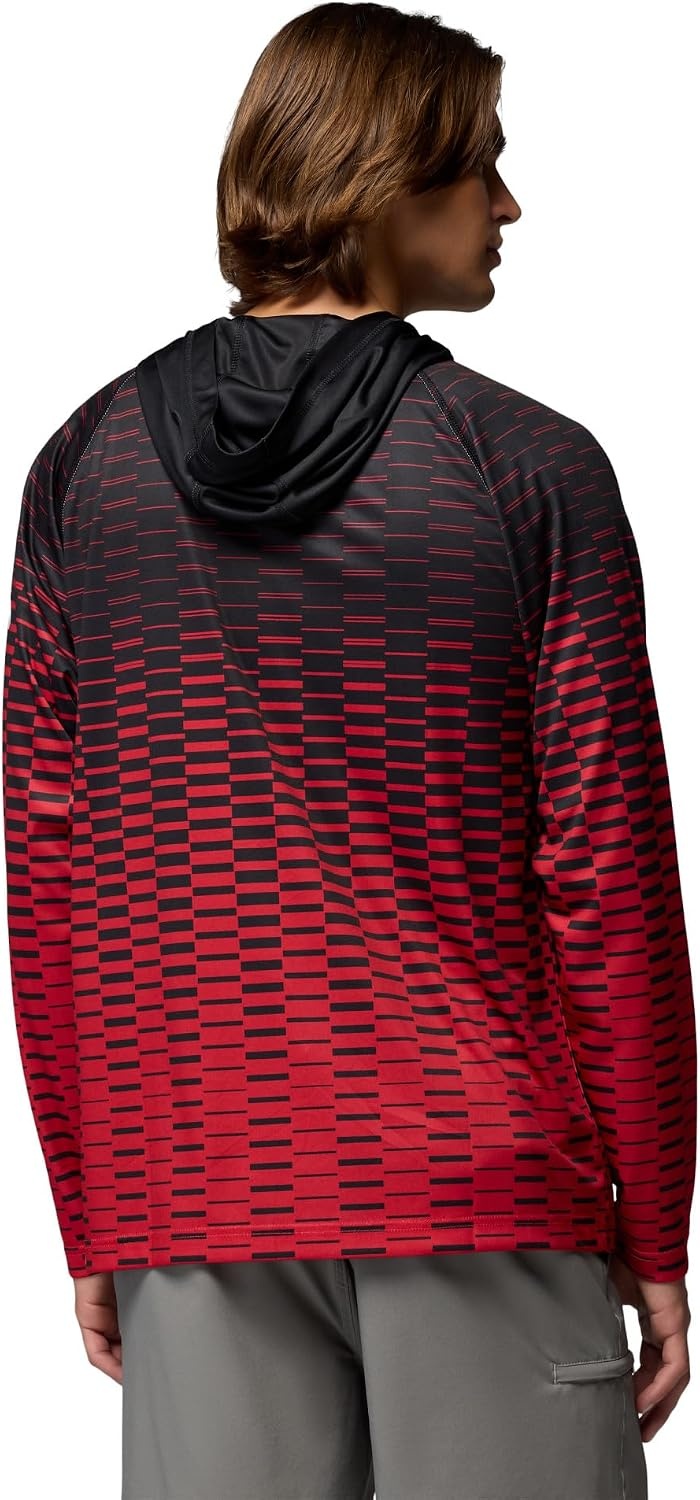 image:imageColumbia Mens Collegiate Super Terminal Tackle HoodieOs BlackIntense Red