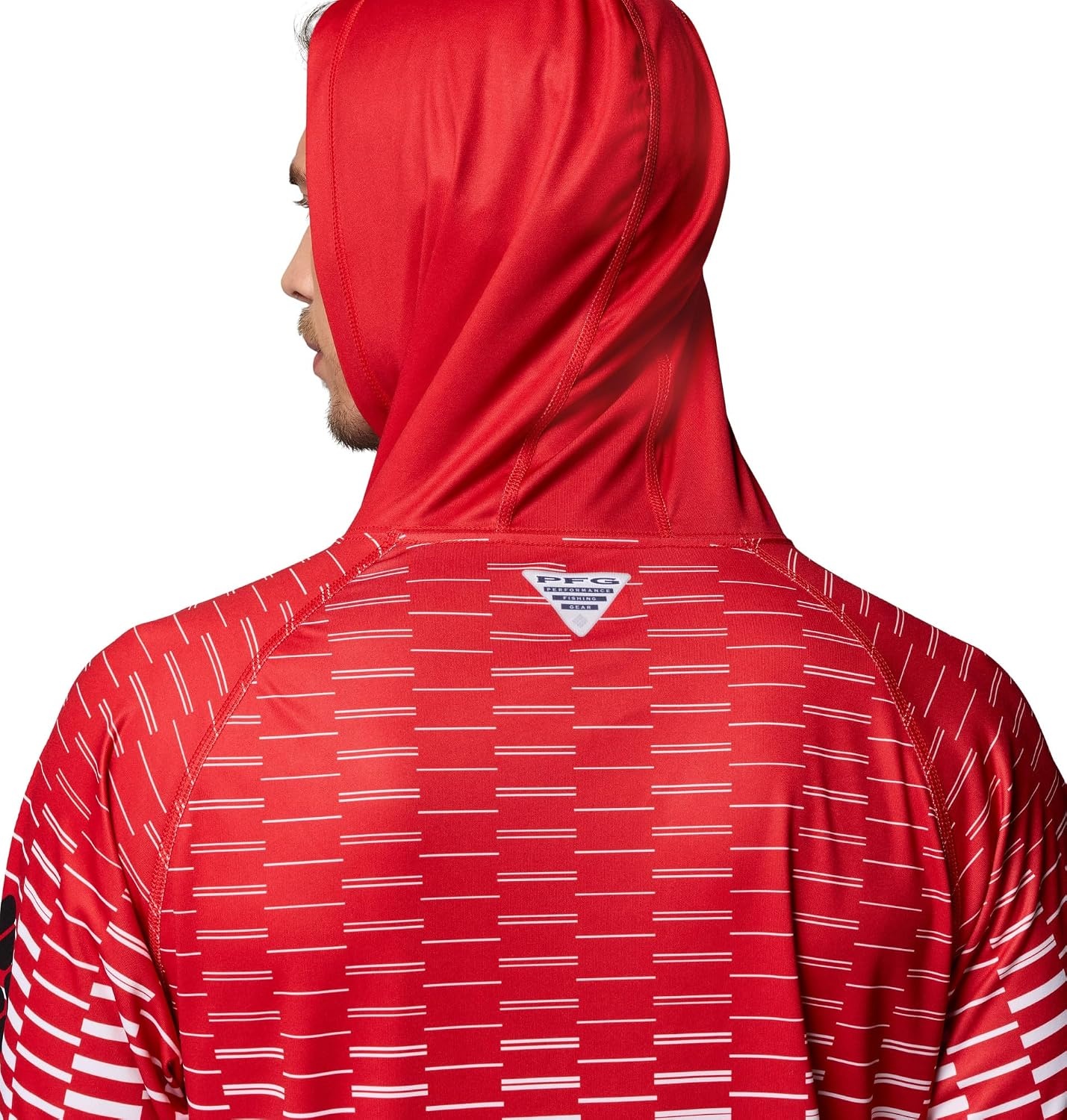 image:imageColumbia Mens Collegiate Super Terminal Tackle HoodieUga Bright RedWhite