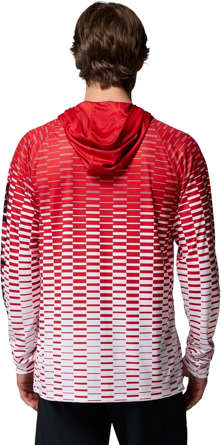 image:imageColumbia Mens Collegiate Super Terminal Tackle HoodieUga Bright RedWhite