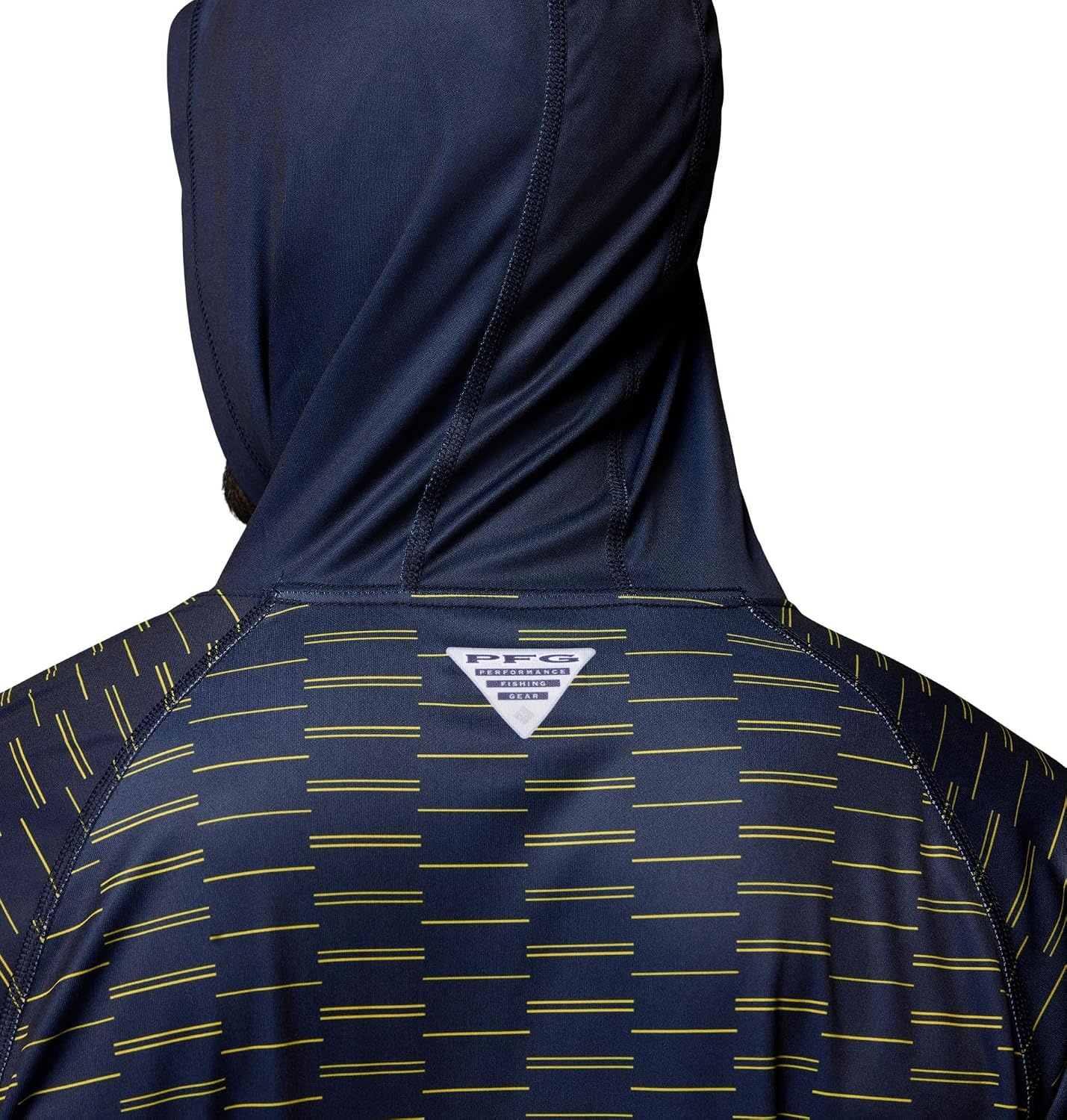 image:imageColumbia Mens Collegiate Super Terminal Tackle HoodieUm Collegiate NavyYellow