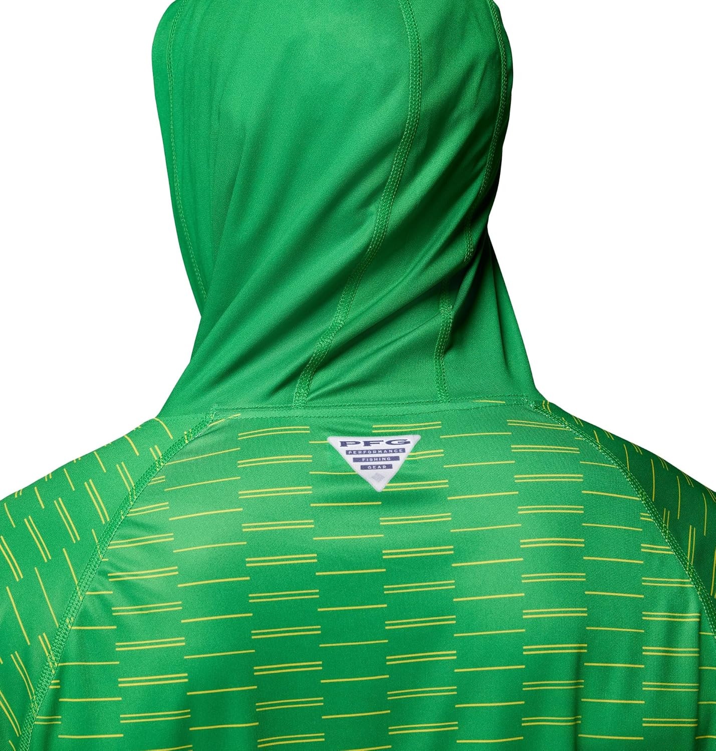 image:imageColumbia Mens Collegiate Super Terminal Tackle HoodieUo Fuse GreenYellow Glo