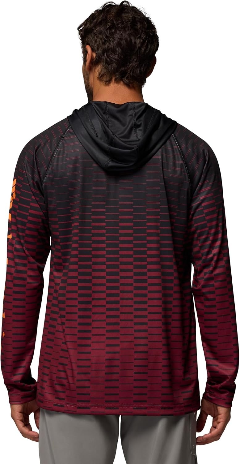 image:imageColumbia Mens Collegiate Super Terminal Tackle HoodieVt BlackDeep Maroon