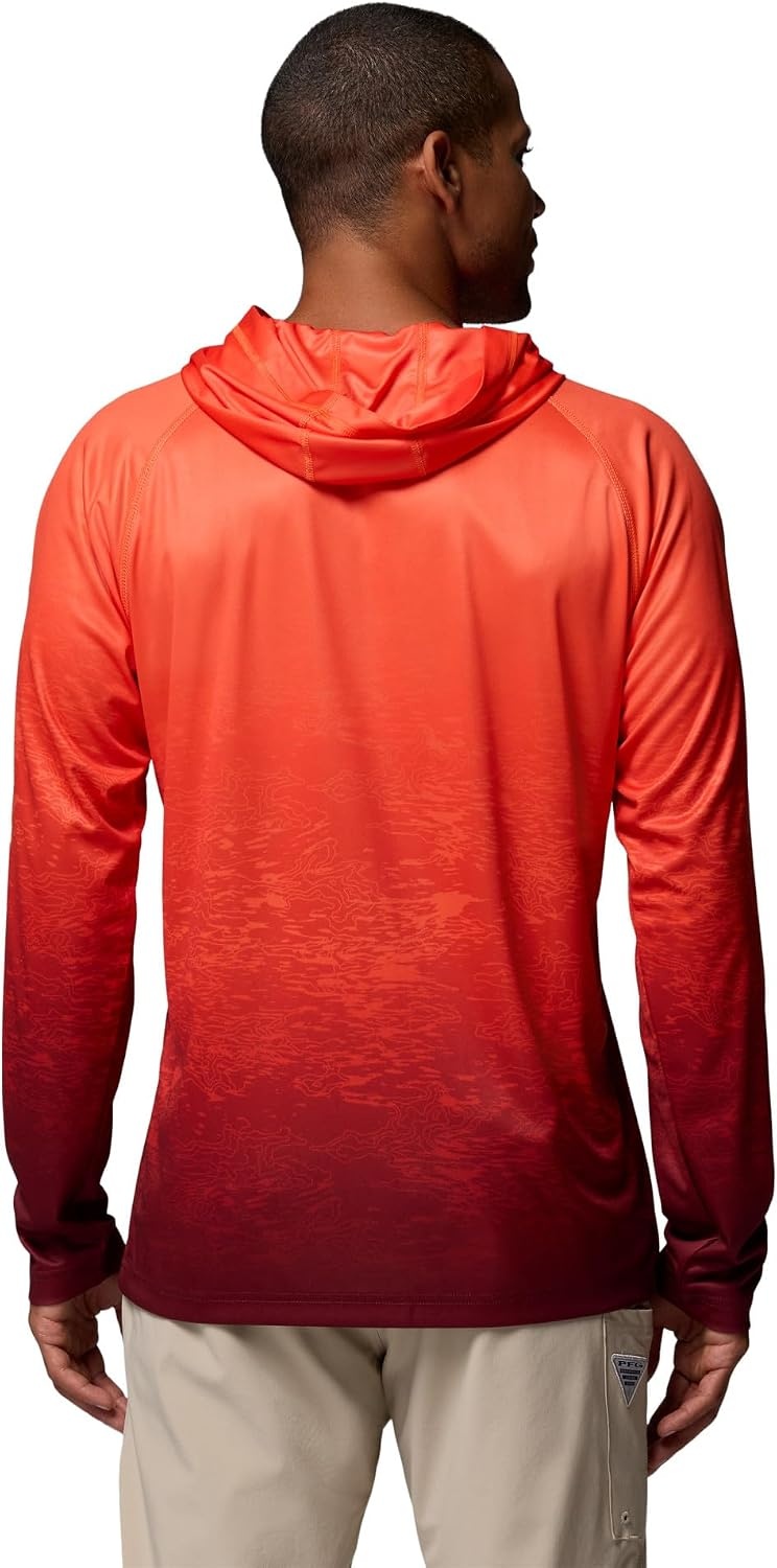 image:imageColumbia Mens Collegiate Super Terminal Tackle HoodieVt Tangy OrangeDeep Maroon