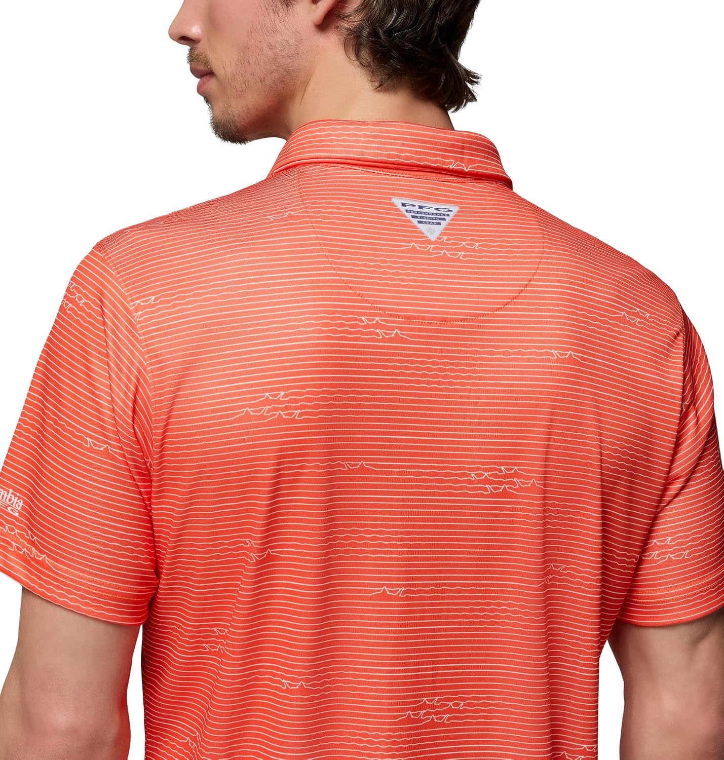 image:imageColumbia Mens Collegiate Super Terminal Tackle PoloCle Spark Orange