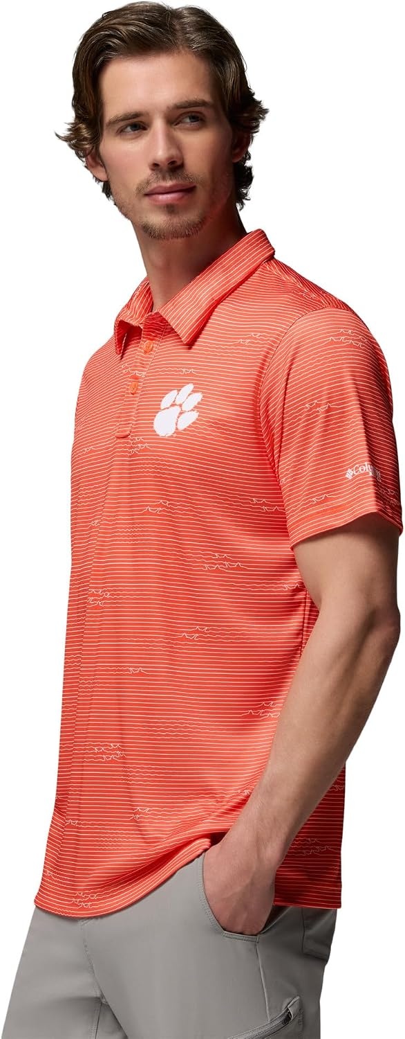 image:imageColumbia Mens Collegiate Super Terminal Tackle PoloCle Spark Orange