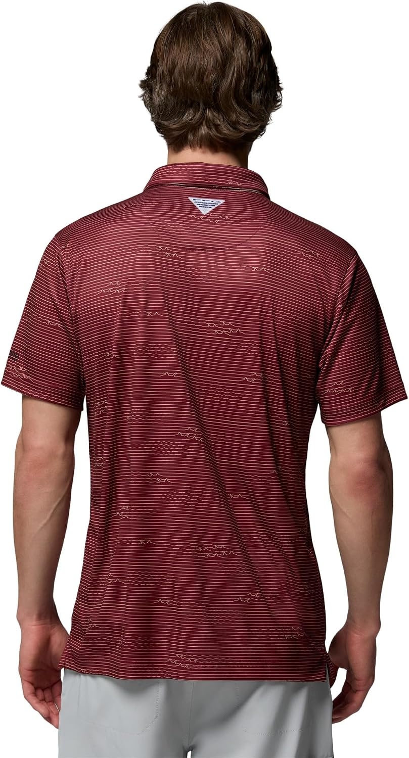image:imageColumbia Mens Collegiate Super Terminal Tackle PoloFsu Cabernet