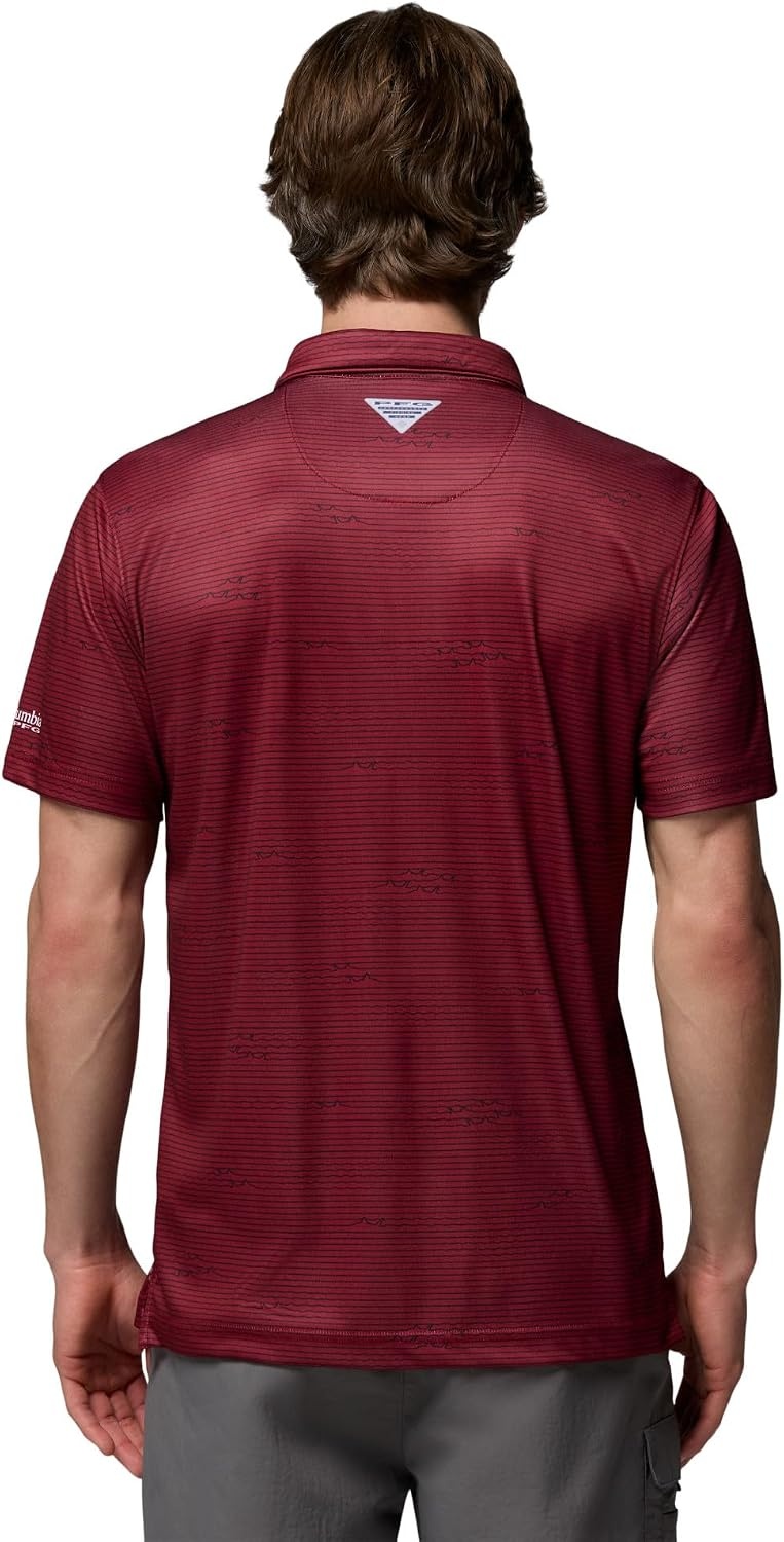 image:imageColumbia Mens Collegiate Super Terminal Tackle PoloSc Beet