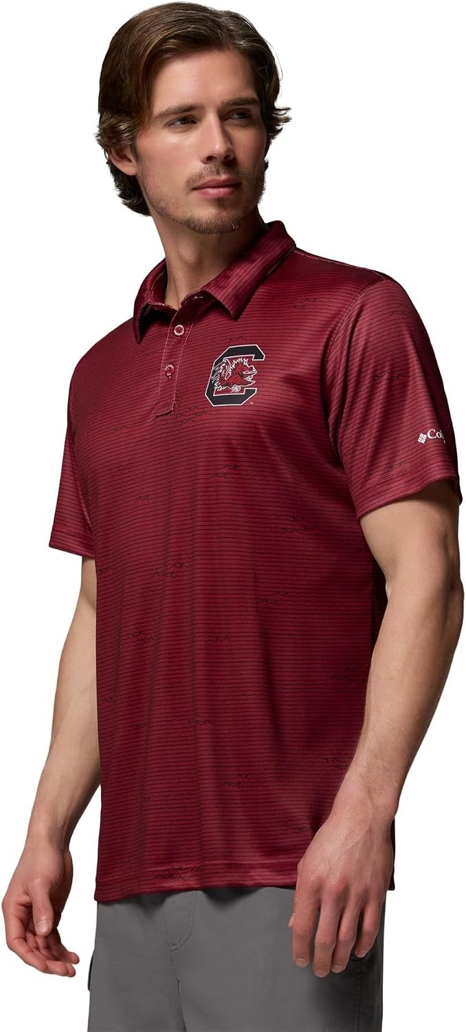 image:imageColumbia Mens Collegiate Super Terminal Tackle PoloSc Beet