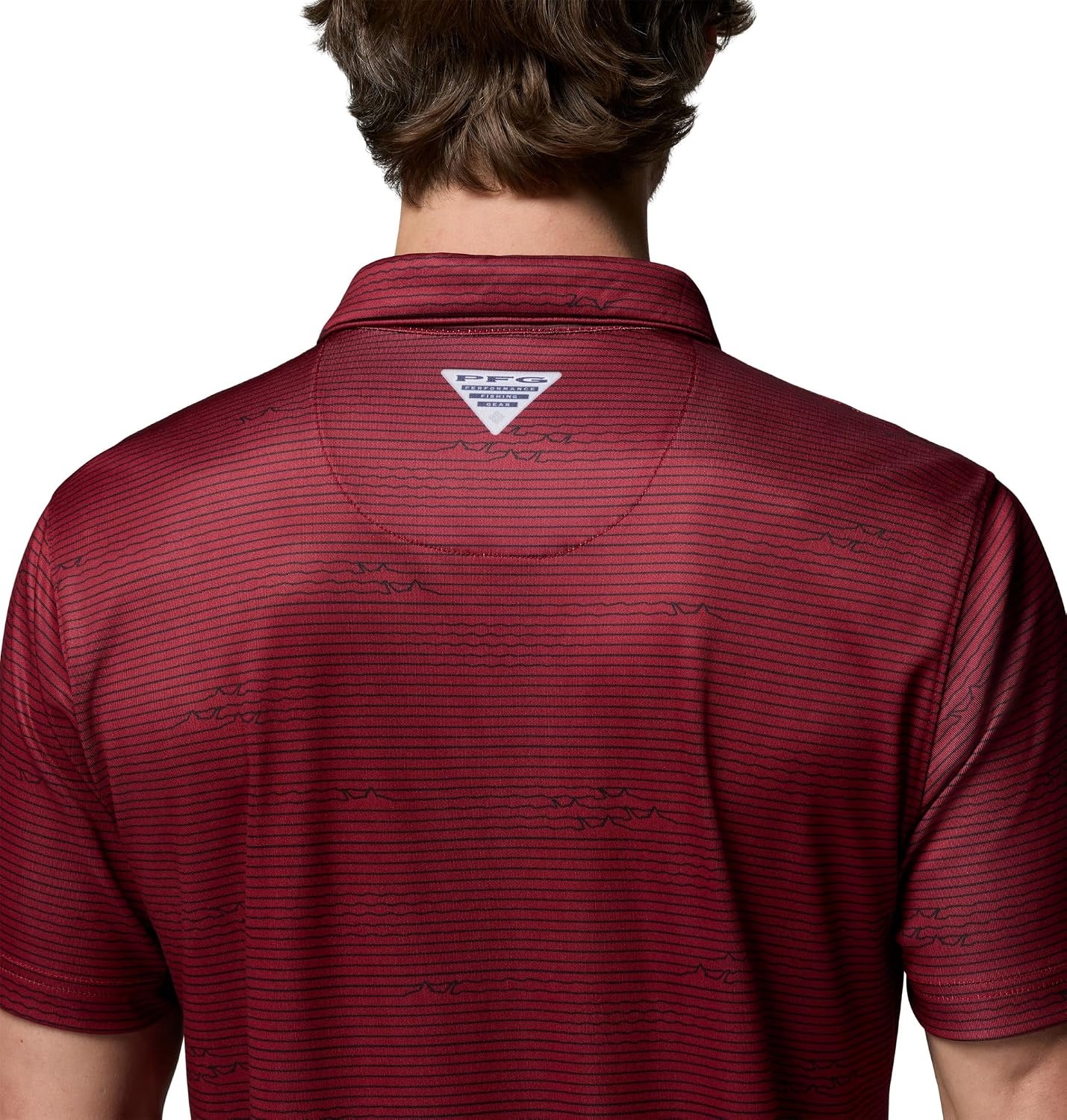 image:imageColumbia Mens Collegiate Super Terminal Tackle PoloSc Beet