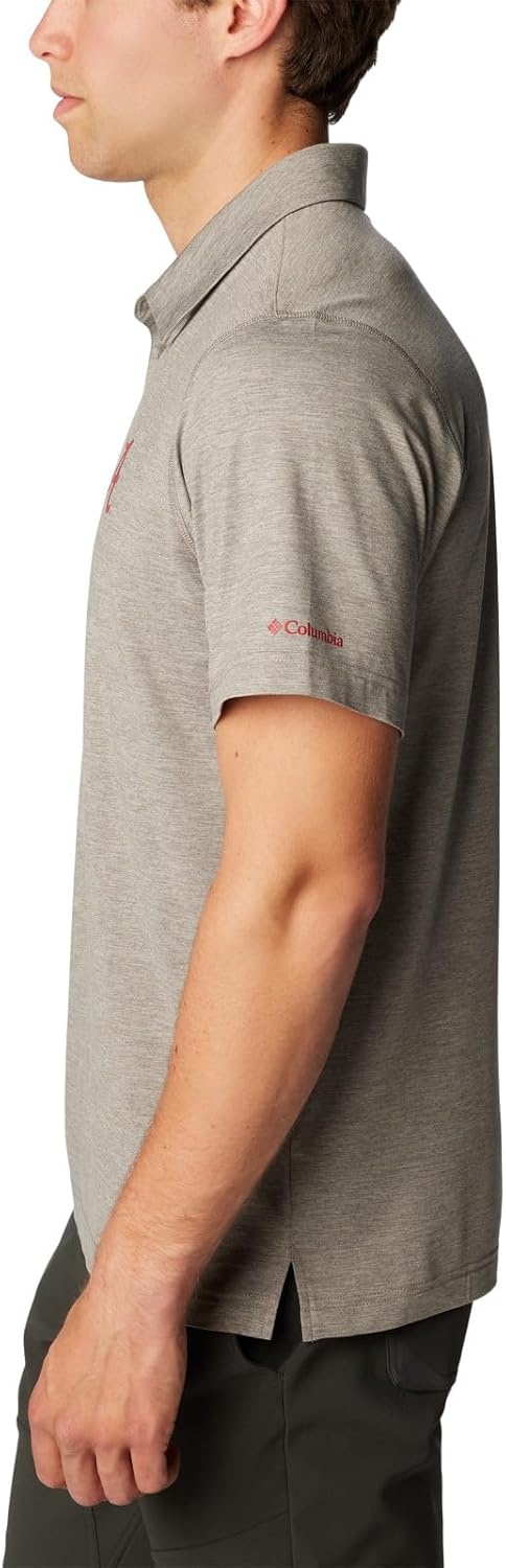 image:imageColumbia Mens Collegiate Tech Trail PoloAla Charcoal