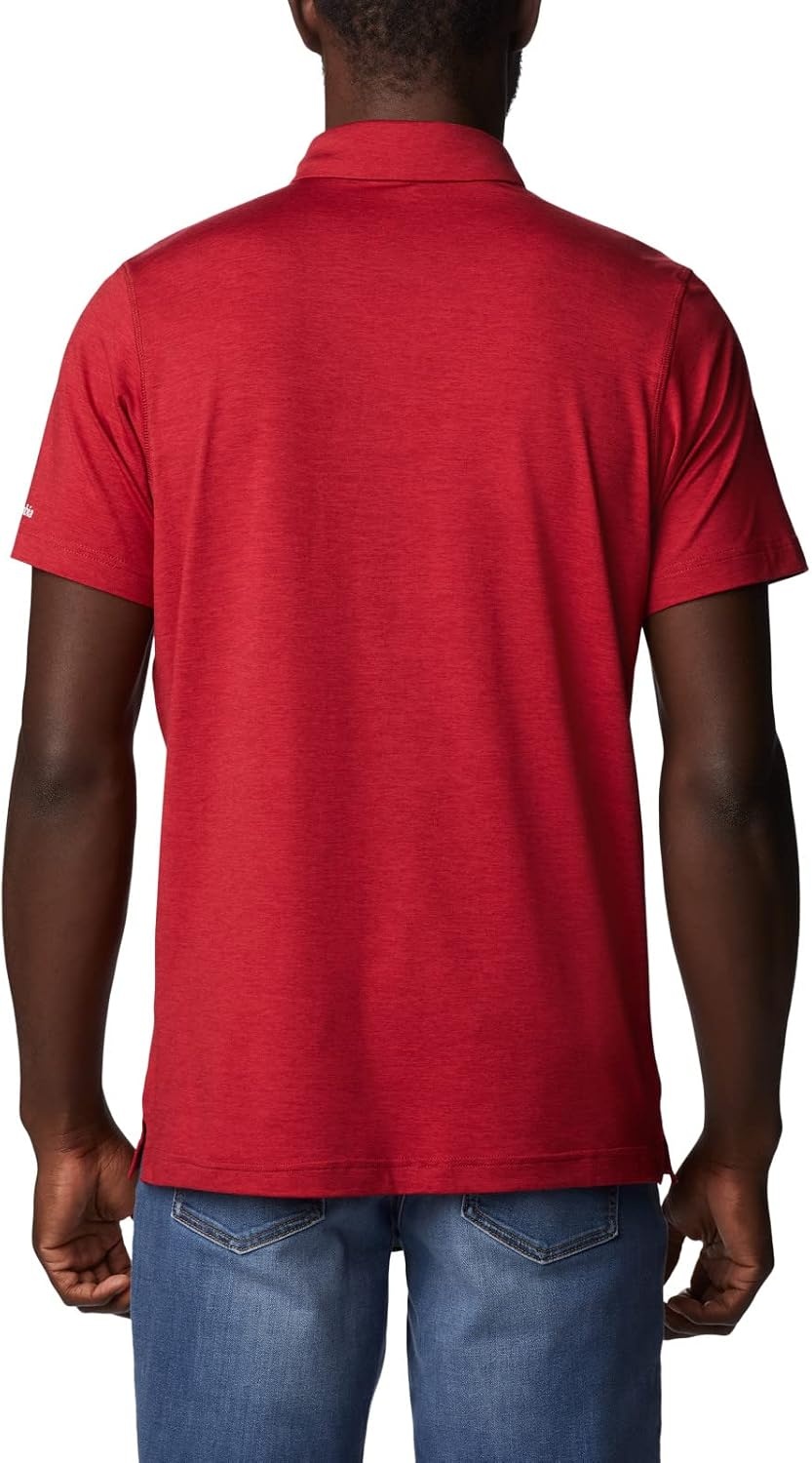 image:imageColumbia Mens Collegiate Tech Trail PoloAla Red Velvet