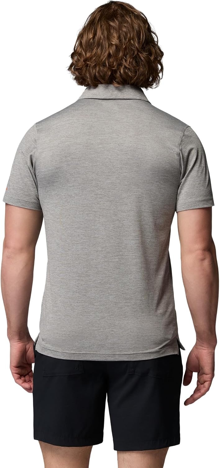 image:imageColumbia Mens Collegiate Tech Trail PoloCle Charcoal