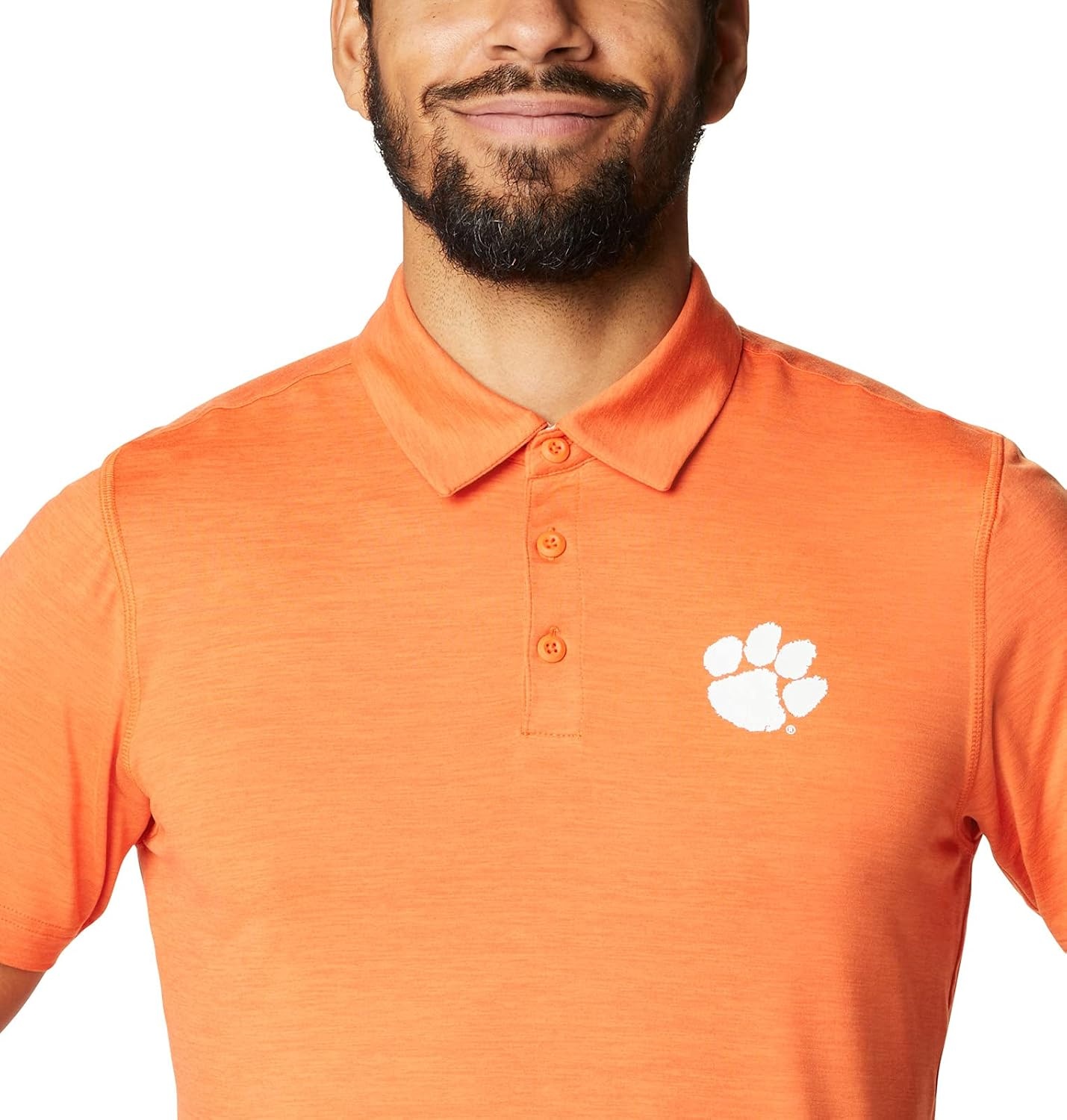 image:imageColumbia Mens Collegiate Tech Trail PoloCle Spark Orange