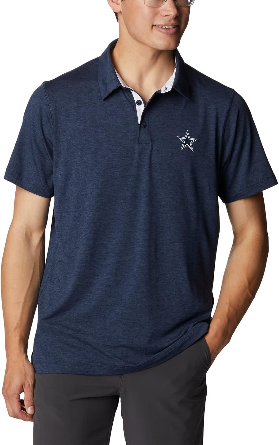 image:imageColumbia Mens Collegiate Tech Trail PoloDC Collegiate Navy