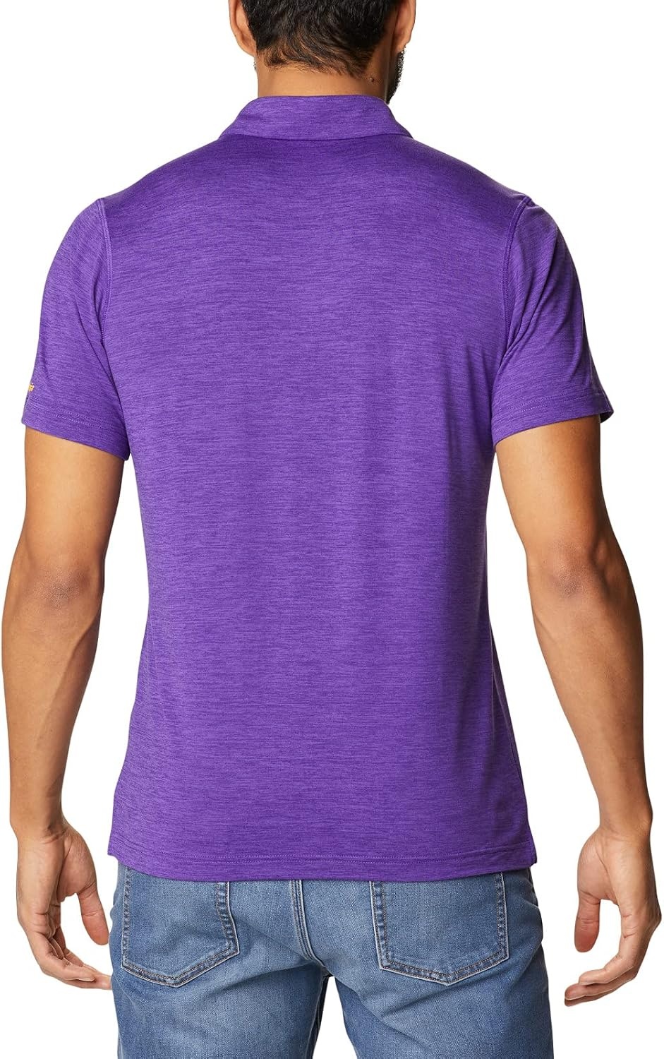 image:imageColumbia Mens Collegiate Tech Trail PoloLsu Vivid Purple