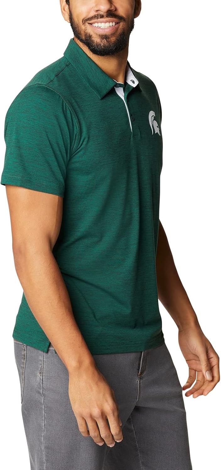 image:imageColumbia Mens Collegiate Tech Trail PoloMs Spruce