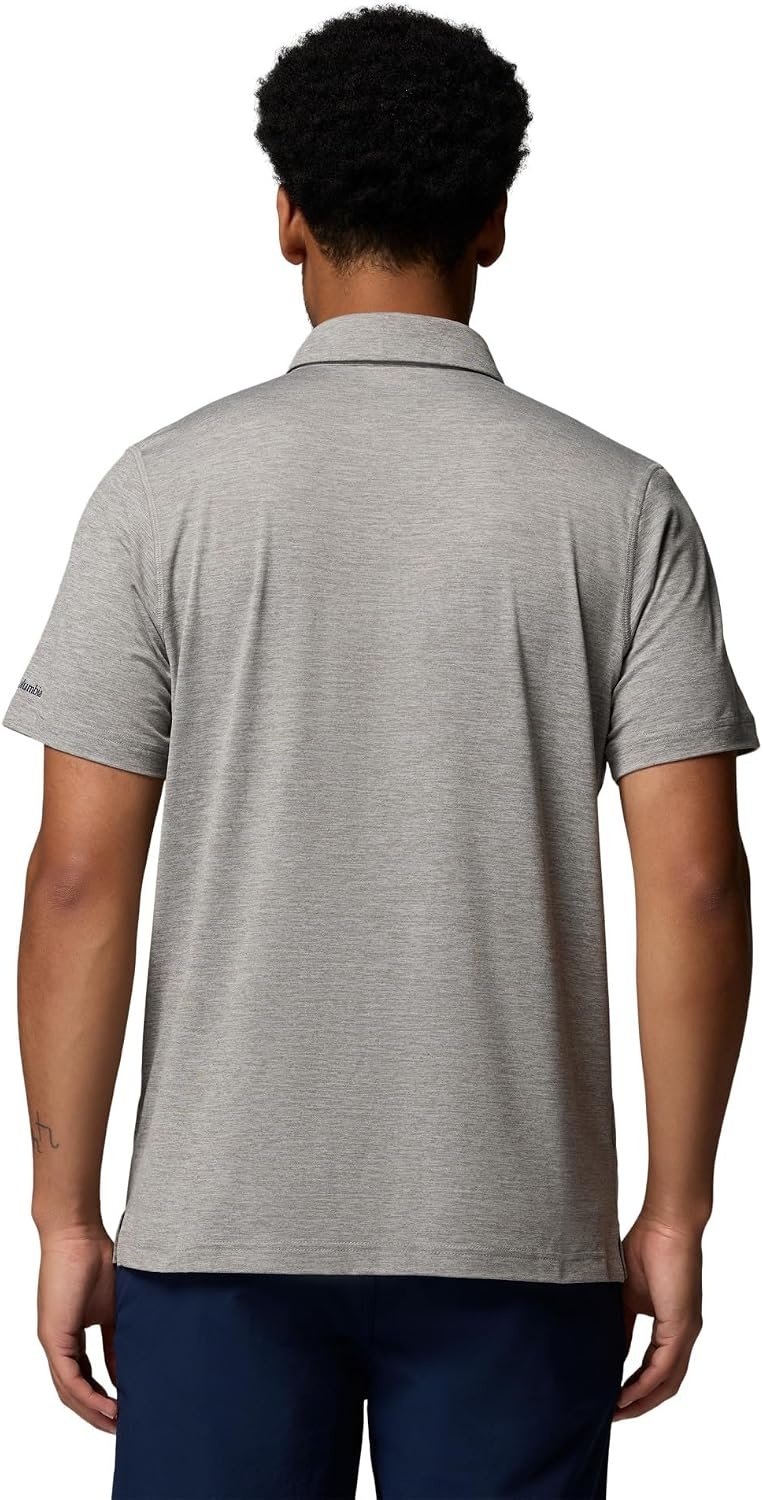 image:imageColumbia Mens Collegiate Tech Trail PoloNc Charcoal