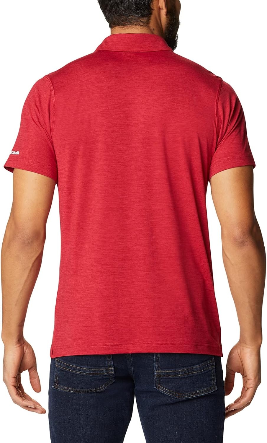 image:imageColumbia Mens Collegiate Tech Trail PoloOk Red Velvet