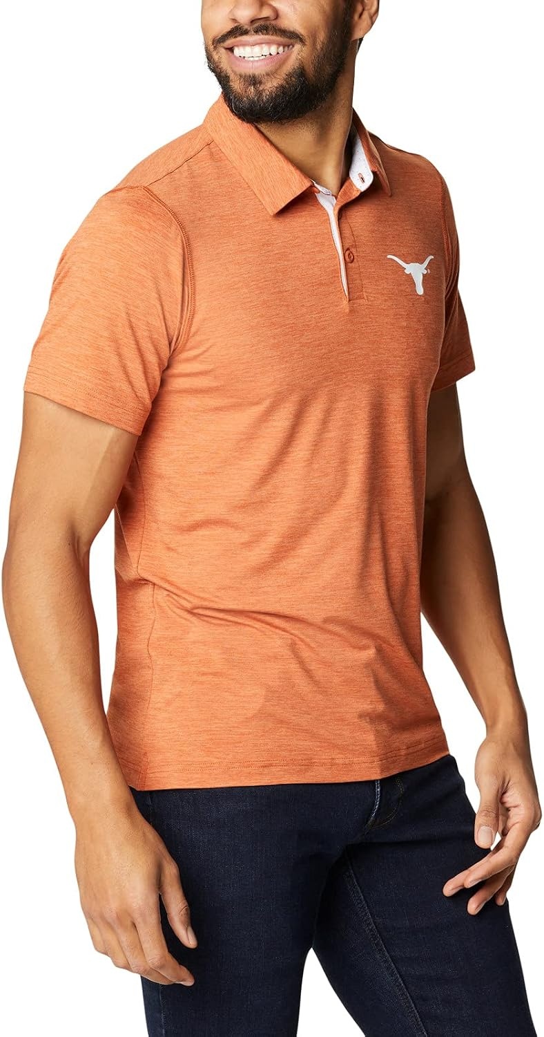 image:imageColumbia Mens Collegiate Tech Trail PoloTex Cedar