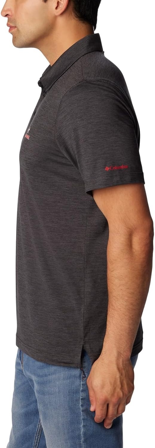 image:imageColumbia Mens Collegiate Tech Trail PoloUga Black