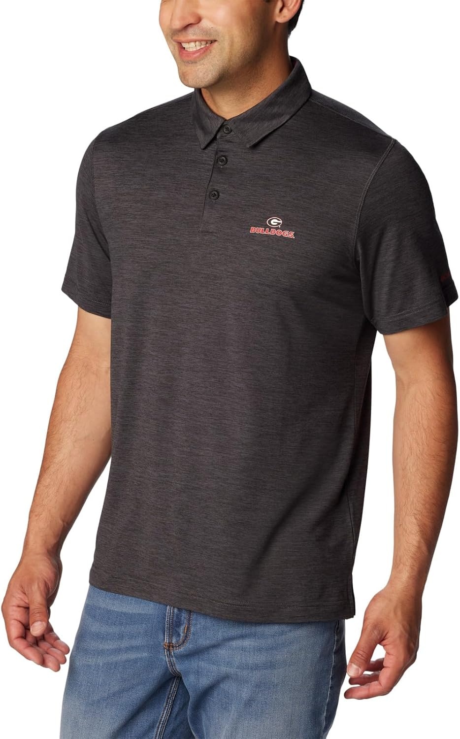 image:imageColumbia Mens Collegiate Tech Trail PoloUga Black