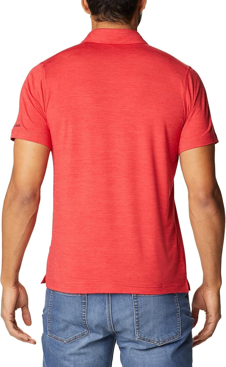 image:imageColumbia Mens Collegiate Tech Trail PoloUga Bright Red
