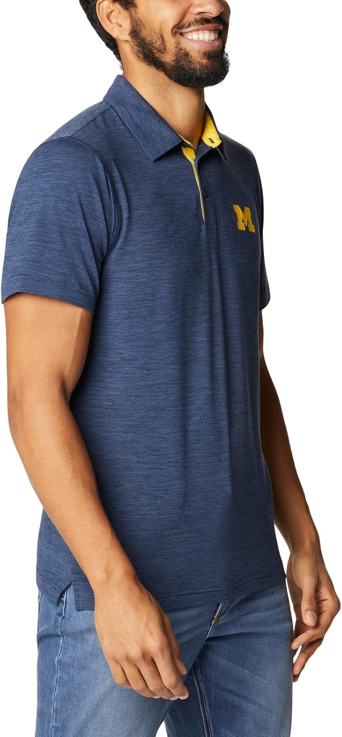 image:imageColumbia Mens Collegiate Tech Trail PoloUm Collegiate Navy