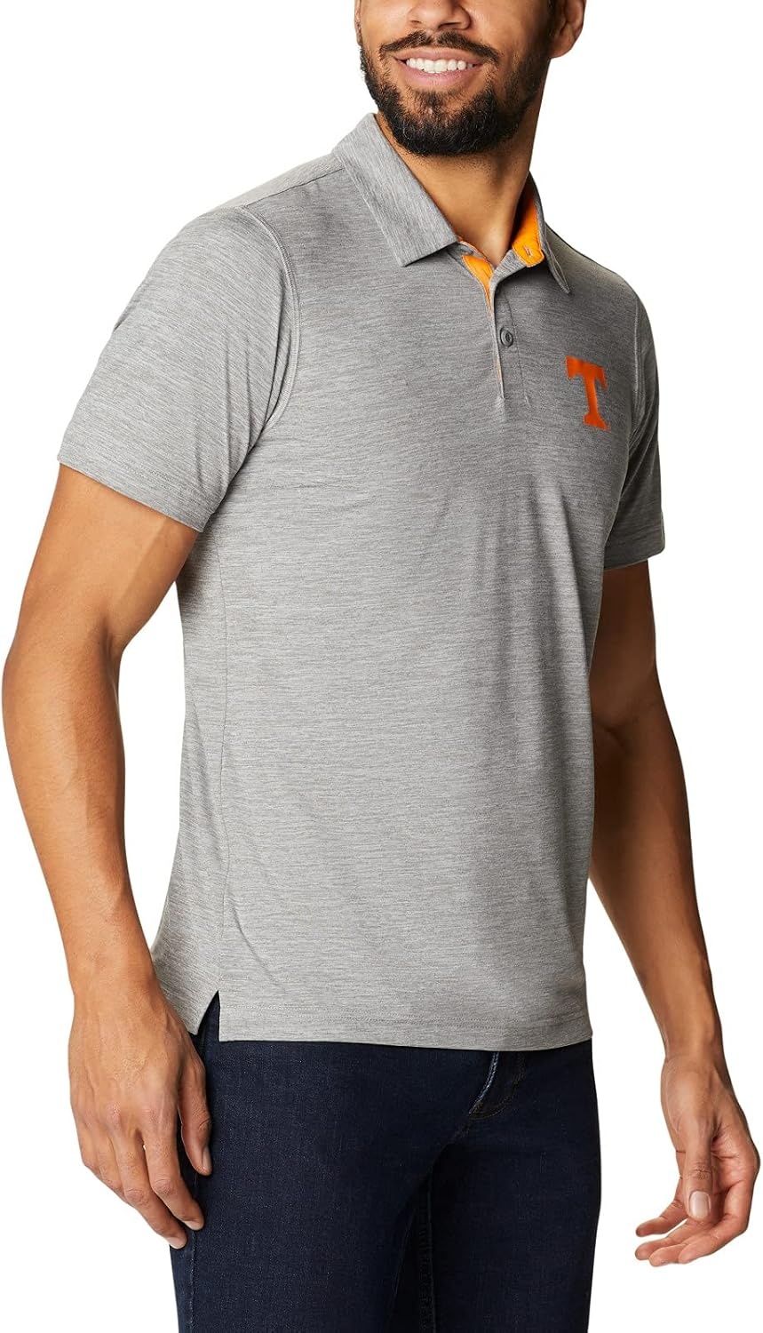 image:imageColumbia Mens Collegiate Tech Trail PoloUt Charcoal