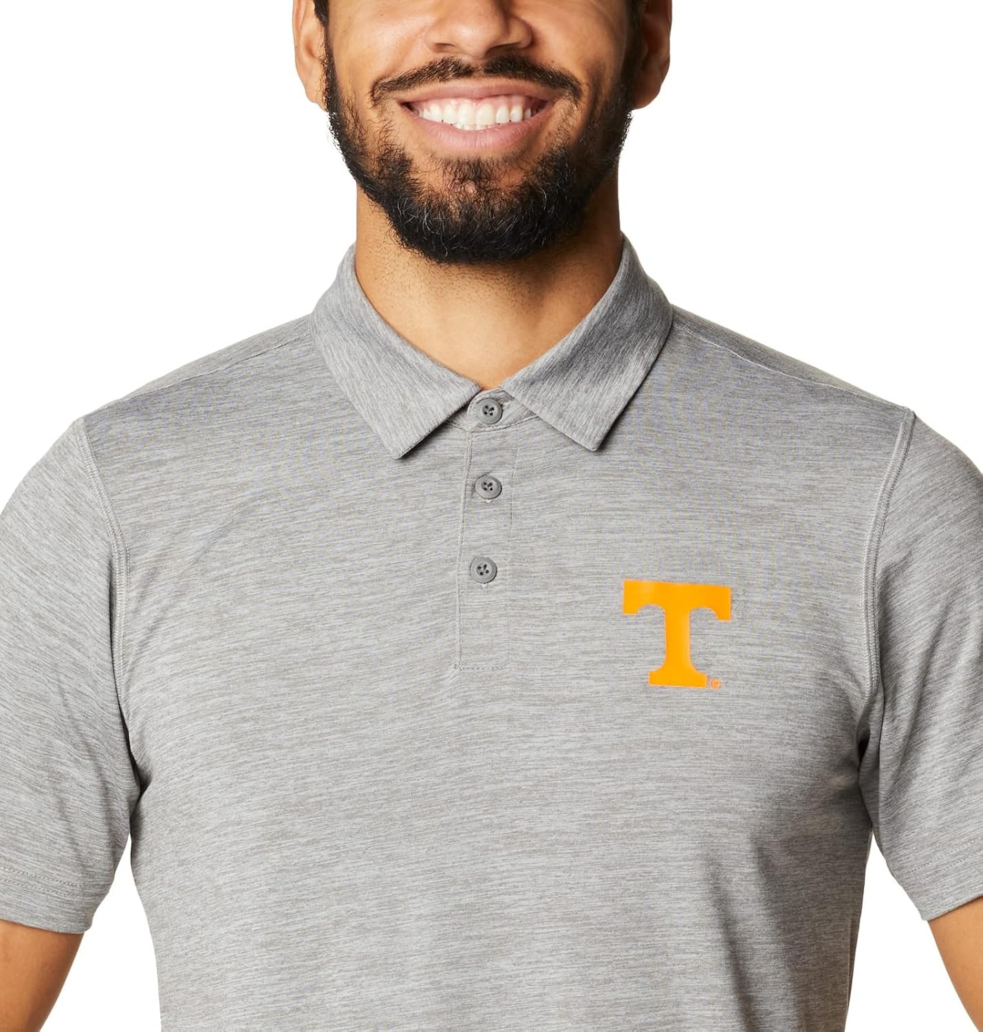 image:imageColumbia Mens Collegiate Tech Trail PoloUt Charcoal