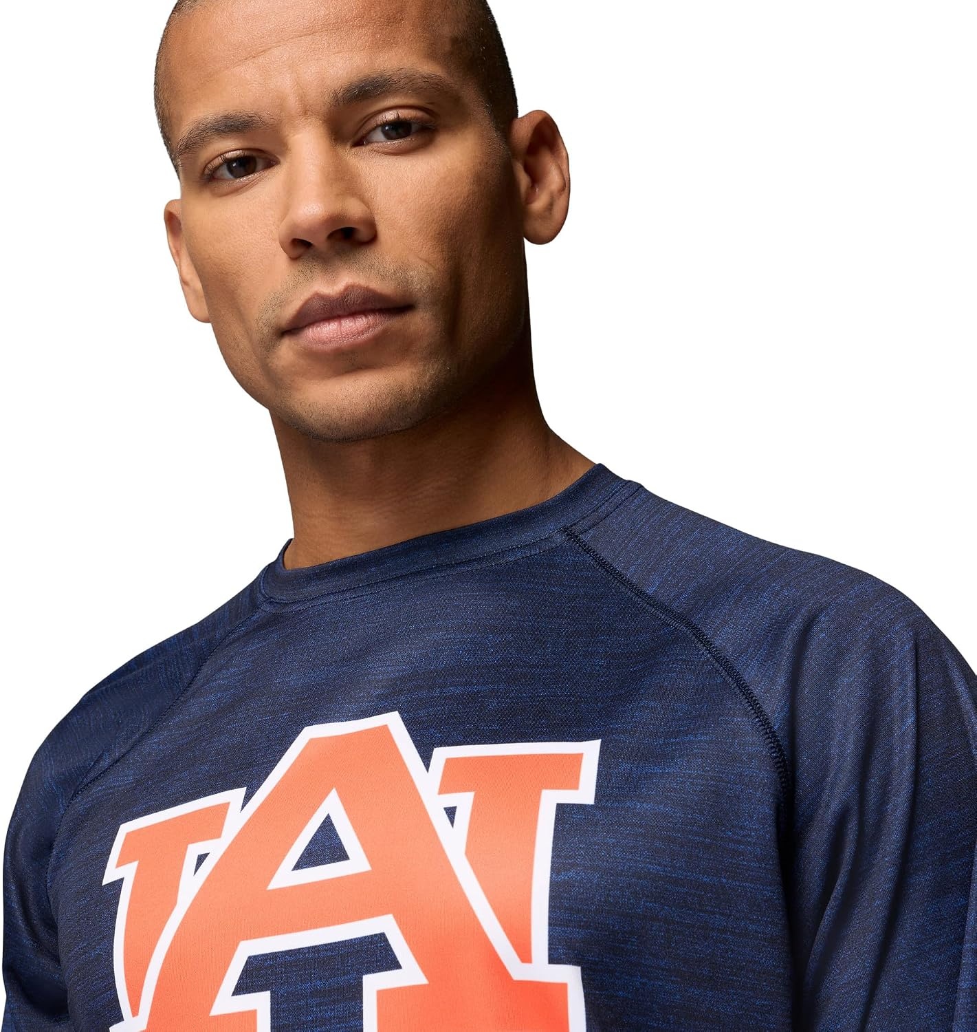 image:imageColumbia Mens Collegiate Terminal Tackle Heather Long Sleeve ShirtAub Collegiate Navy