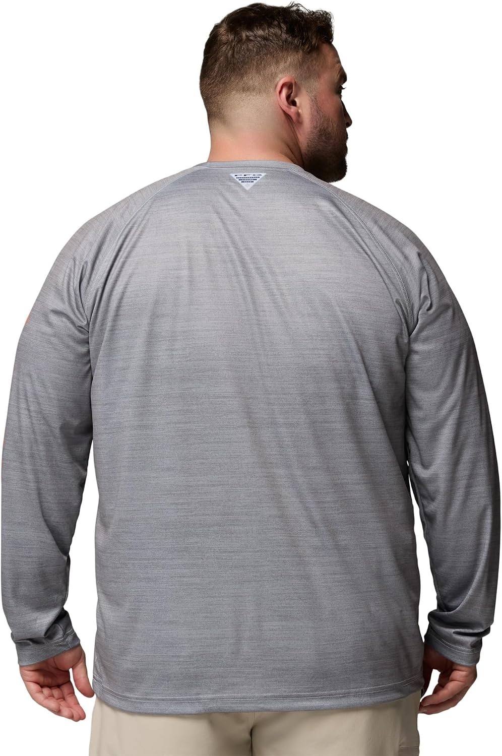 image:imageColumbia Mens Collegiate Terminal Tackle Heather Long Sleeve ShirtCle Columbia Grey Heather