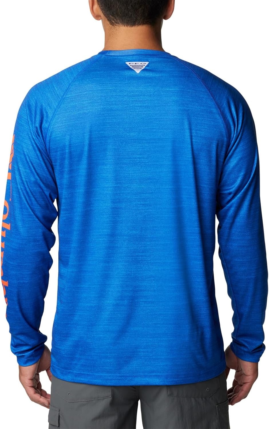 image:imageColumbia Mens Collegiate Terminal Tackle Heather Long Sleeve ShirtFla Azul Heather