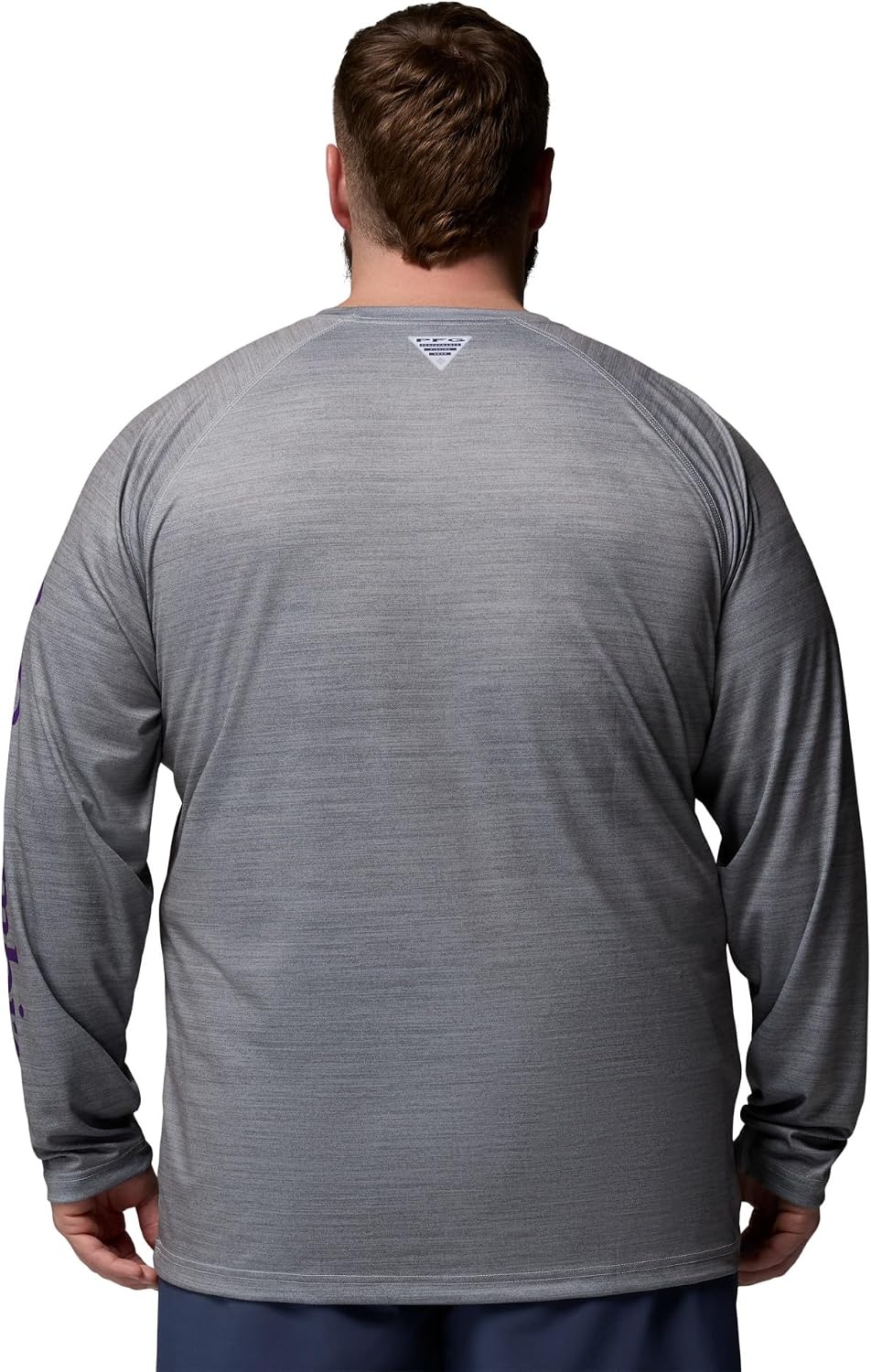 image:imageColumbia Mens Collegiate Terminal Tackle Heather Long Sleeve ShirtLsu Columbia Grey Heather