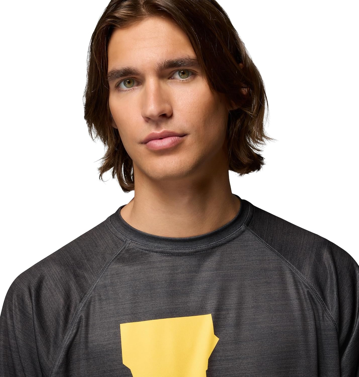image:imageColumbia Mens Collegiate Terminal Tackle Heather Long Sleeve ShirtLsu Shark Heather