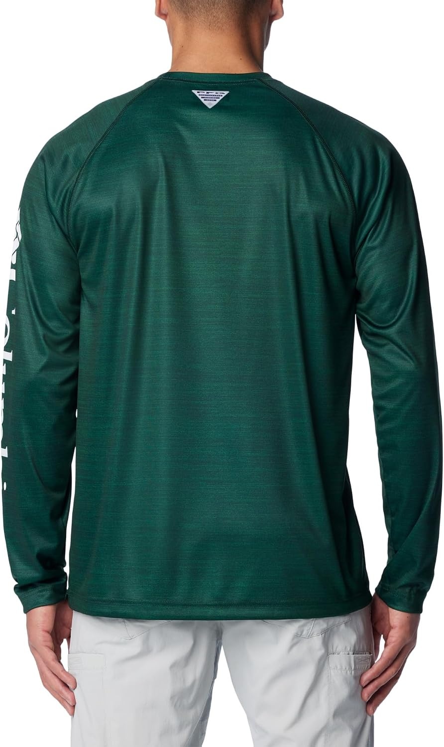 image:imageColumbia Mens Collegiate Terminal Tackle Heather Long Sleeve ShirtMs Spruce Heather