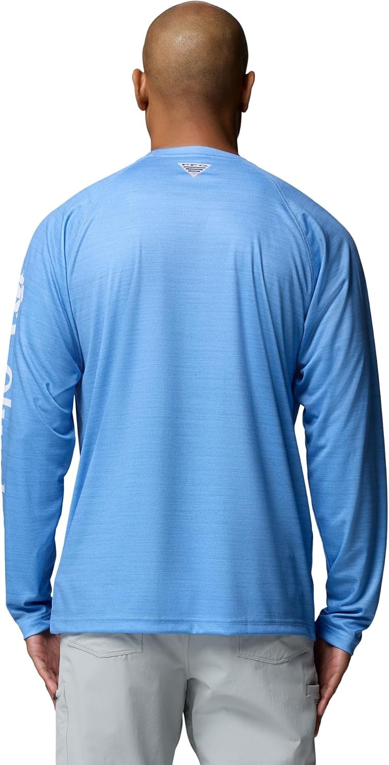 image:imageColumbia Mens Collegiate Terminal Tackle Heather Long Sleeve ShirtNc White Cap Heather