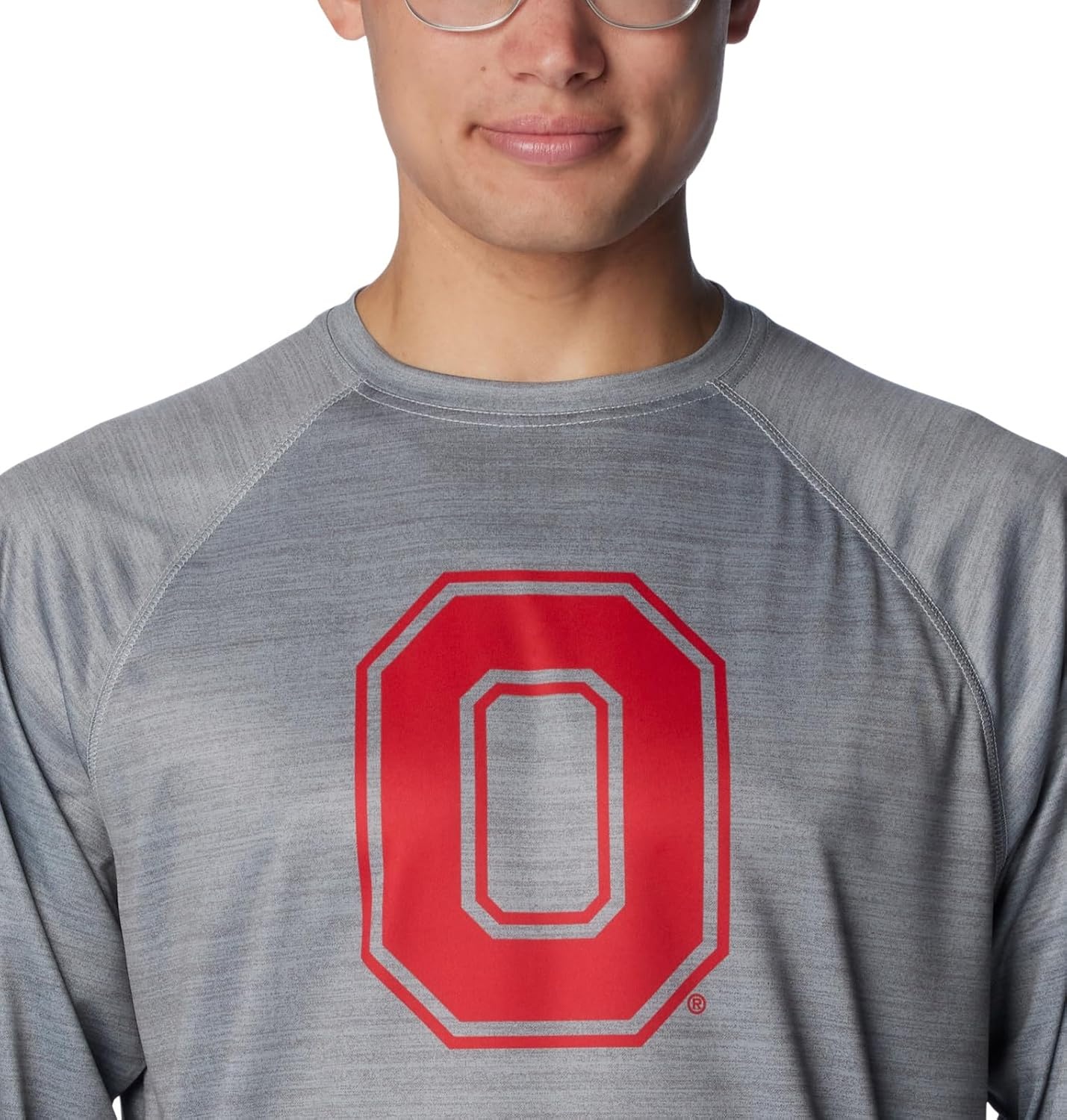 image:imageColumbia Mens Collegiate Terminal Tackle Heather Long Sleeve ShirtOs Columbia Grey Heather