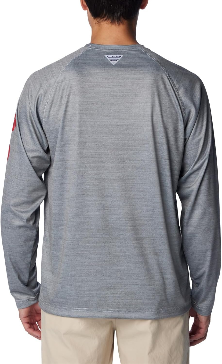 image:imageColumbia Mens Collegiate Terminal Tackle Heather Long Sleeve ShirtOs Columbia Grey Heather