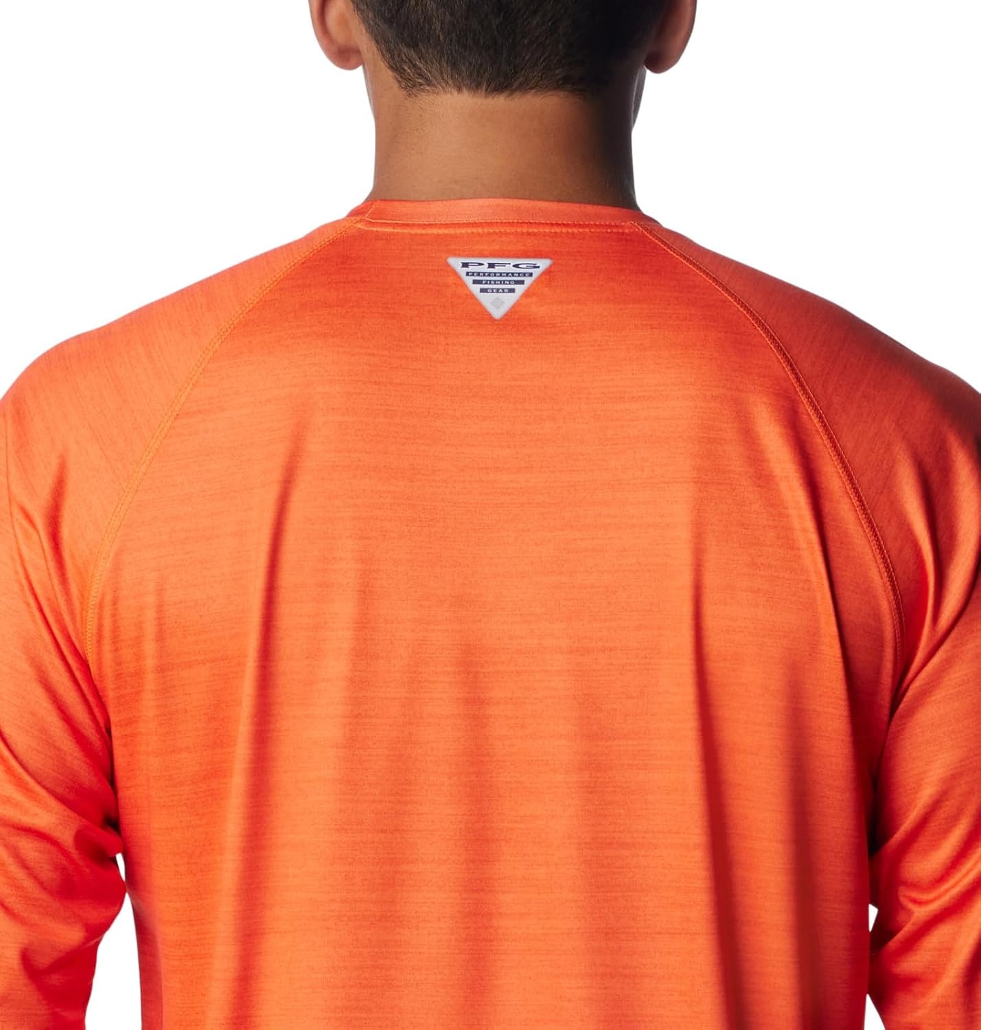 image:imageColumbia Mens Collegiate Terminal Tackle Heather Long Sleeve ShirtOsu Tangy Orange Heather