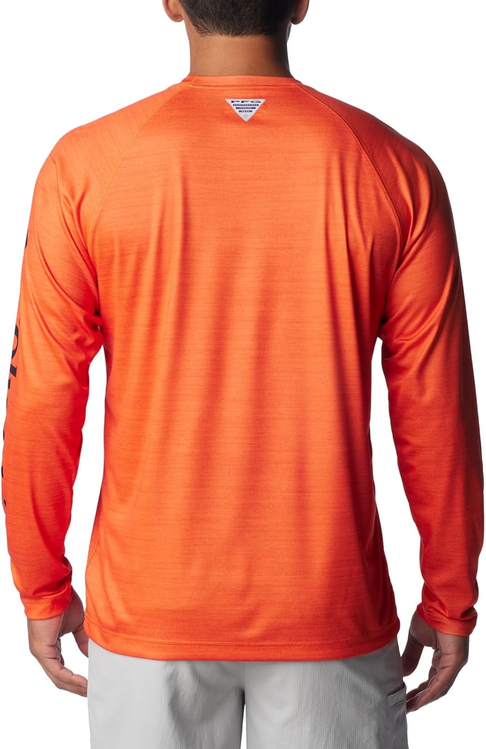 image:imageColumbia Mens Collegiate Terminal Tackle Heather Long Sleeve ShirtOsu Tangy Orange Heather