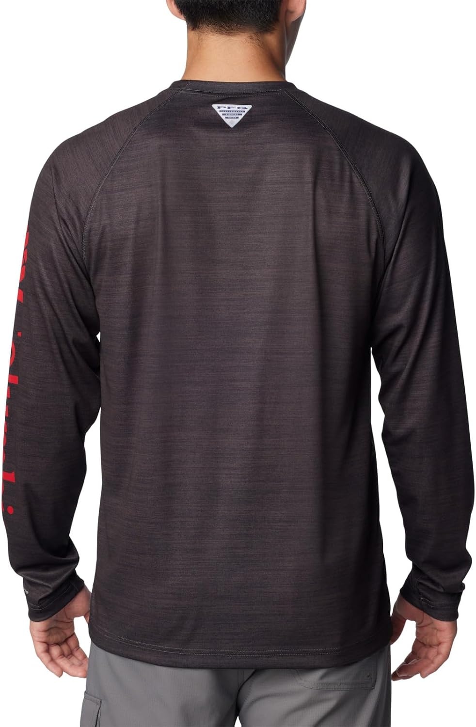 image:imageColumbia Mens Collegiate Terminal Tackle Heather Long Sleeve ShirtUga Shark Heather