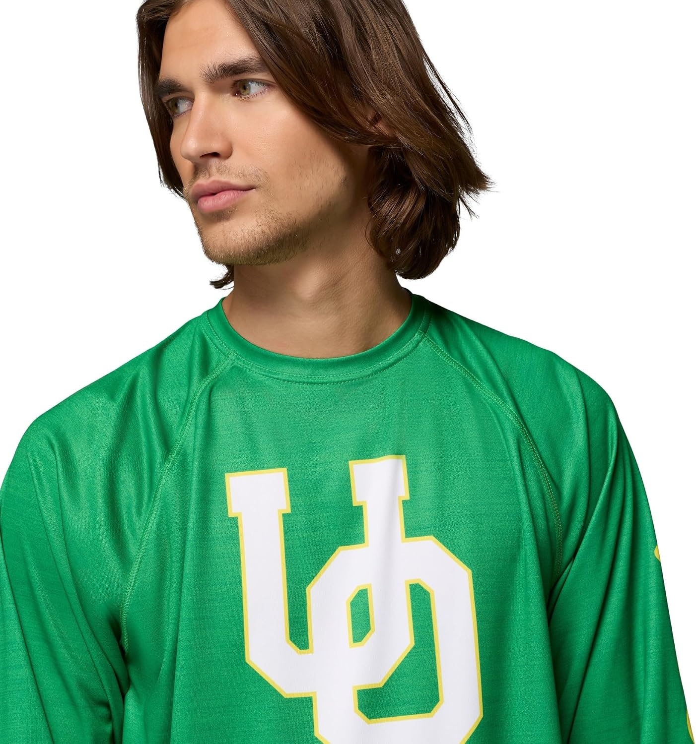 image:imageColumbia Mens Collegiate Terminal Tackle Heather Long Sleeve ShirtUo Fuse Green Heather