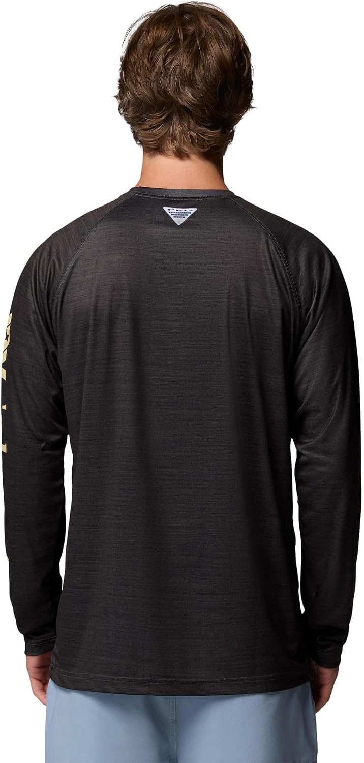 image:imageColumbia Mens Collegiate Terminal Tackle Heather Long Sleeve ShirtUw Shark Heather